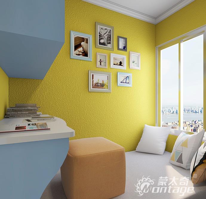 42㎡小一室，硅藻泥全房效果圖