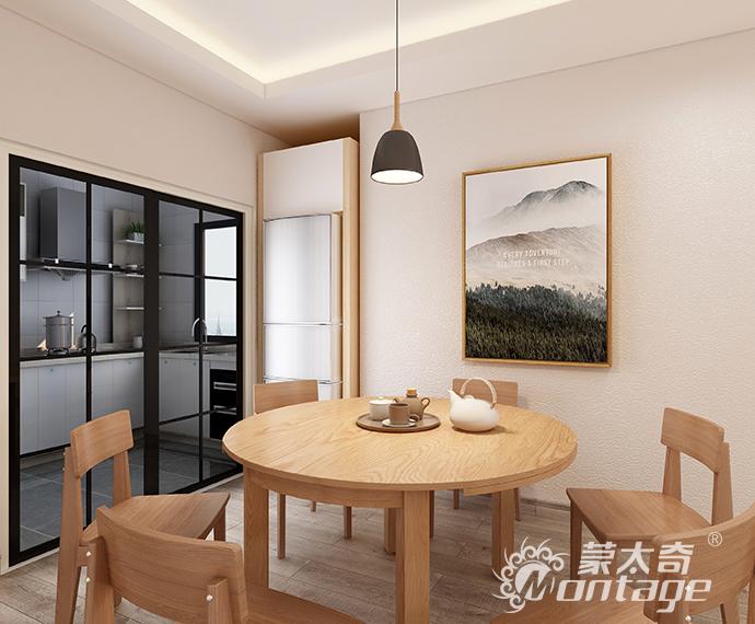 116㎡北歐兩居，硅藻泥素雅清爽而不失大氣