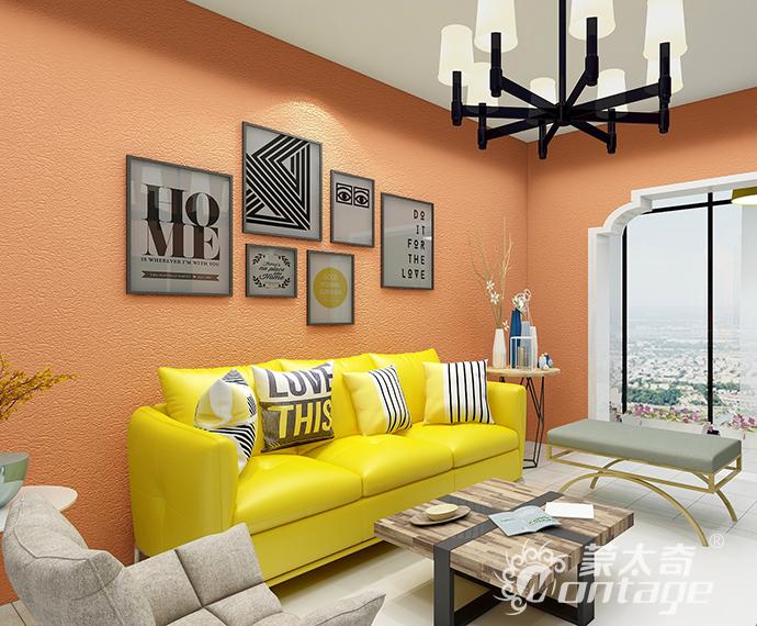 107㎡北歐一居，硅藻泥撞色別致蝸居